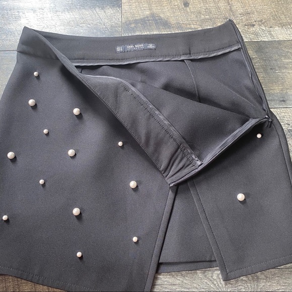 Zara Front Slit Beaded Skirt - Picture 6 of 7